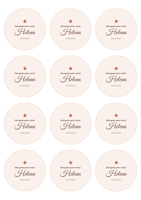 Tags de lembrancinha